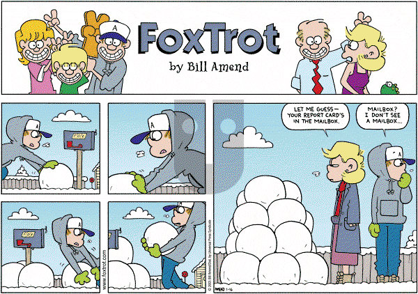 FoxTrot on Sunday January 16, 2005 Comic Strip