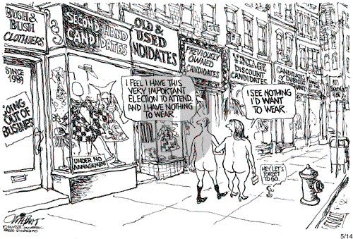 Pat Oliphant on Monday May 14, 2007 Comic Strip