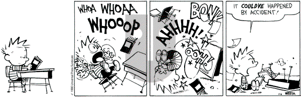 Calvin and Hobbes on Tuesday November 6, 1990 Comic Strip