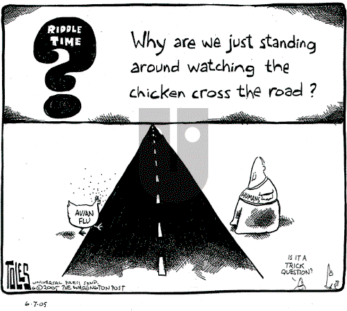 Tom Toles on Tuesday June 7, 2005 Comic Strip