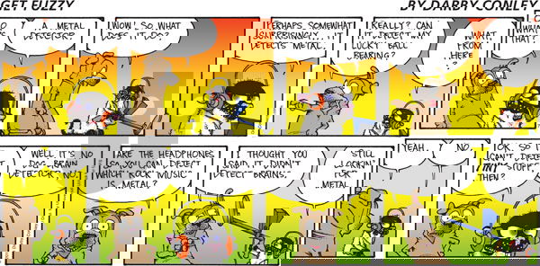 Get Fuzzy on Sunday July 31, 2011 Comic Strip
