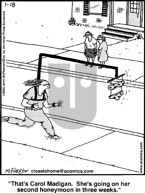 Close to Home - Friday January 18, 2002 Comic Strip