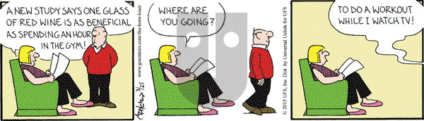 The Born Loser on Wednesday March 25, 2015 Comic Strip