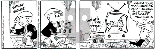 Nancy on Wednesday June 27, 2007 Comic Strip