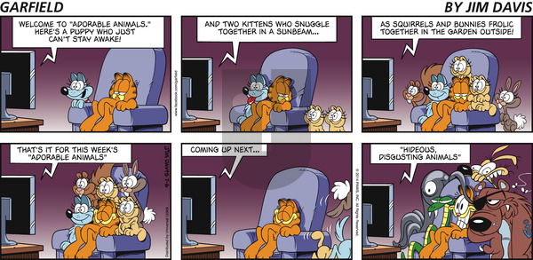 Garfield - Sunday July 6, 2014 Comic Strip