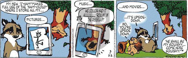 Over the Hedge on Thursday March 22, 2012 Comic Strip