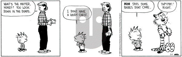 Calvin and Hobbes on Saturday March 1, 2025 Comic Strip