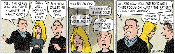 Luann on Wednesday October 22, 2003 Comic Strip