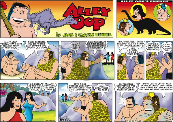 Alley Oop on Sunday March 4, 2012 Comic Strip