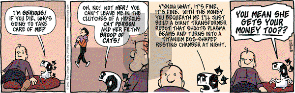Pooch Cafe on Tuesday March 13, 2012 Comic Strip