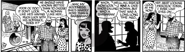 Alley Oop on Monday October 18, 1954 Comic Strip