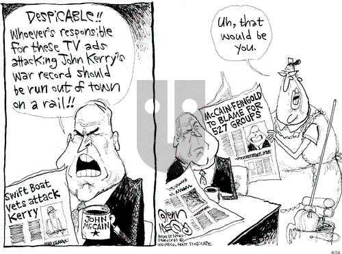 Glenn McCoy on Tuesday August 24, 2004 Comic Strip
