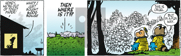 Over the Hedge on Monday March 30, 2020 Comic Strip