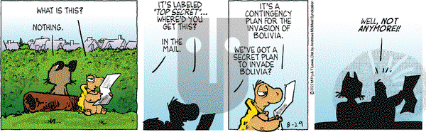 Over the Hedge - Monday August 29, 2022 Comic Strip