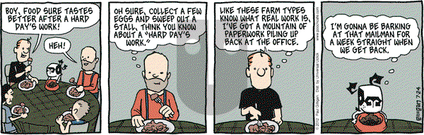 Pooch Cafe - Tuesday July 24, 2012 Comic Strip