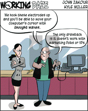 Working Daze on Wednesday August 27, 2003 Comic Strip