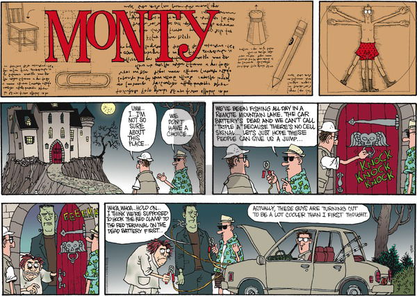 Monty on Sunday August 31, 2014 Comic Strip