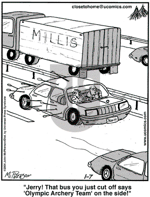 Close to Home on Wednesday January 7, 2004 Comic Strip