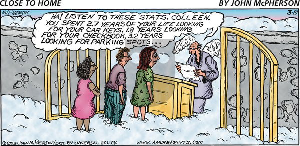 Close to Home on Sunday March 10, 2013 Comic Strip