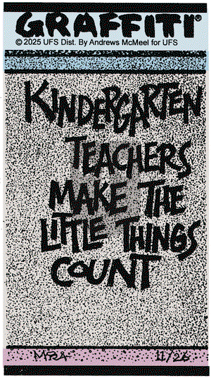 Graffiti on Wednesday November 26, 2025 Comic Strip