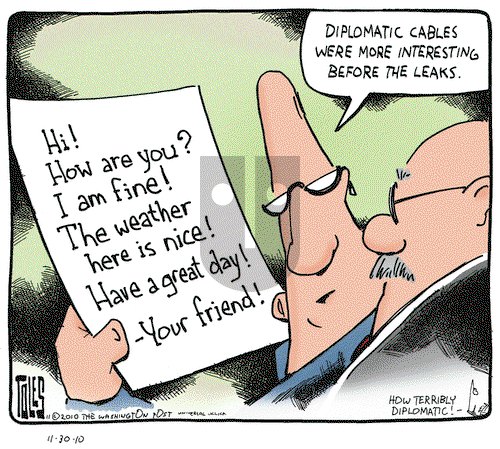 Tom Toles on Tuesday November 30, 2010 Comic Strip