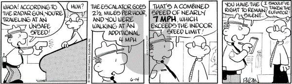Drabble on Monday June 14, 1999 Comic Strip