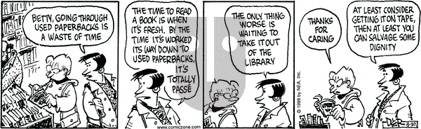 Betty on Tuesday March 30, 1999 Comic Strip