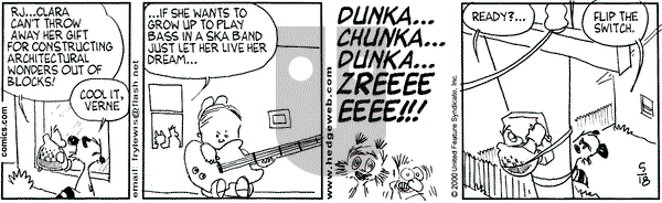 Over the Hedge on Thursday May 18, 2000 Comic Strip