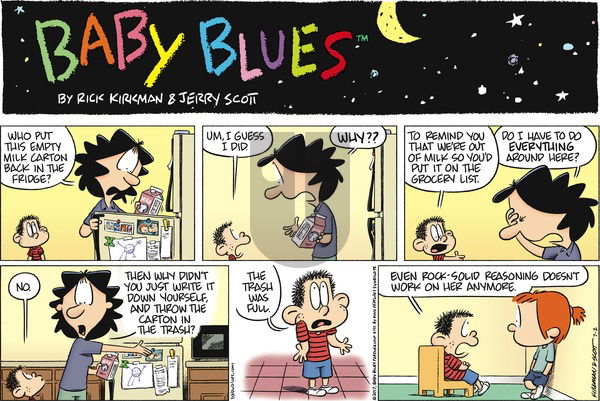 Baby Blues on Sunday July 2, 2017 Comic Strip
