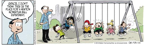 Baldo on Friday April 24, 2015 Comic Strip