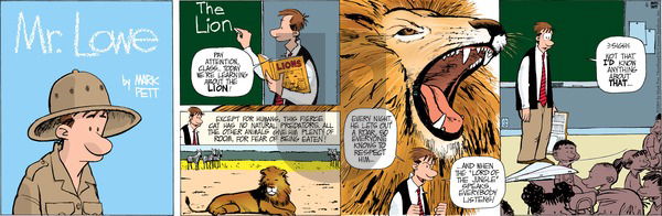 Mr. Lowe on Tuesday January 21, 2025 Comic Strip