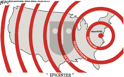 Robert Ariail on Thursday August 25, 2011 Comic Strip