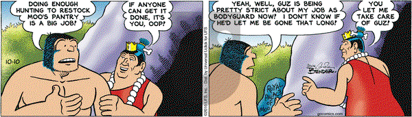 Alley Oop on Monday October 10, 2016 Comic Strip