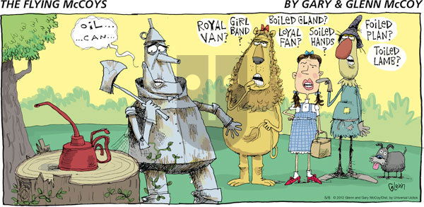 The Flying McCoys on Sunday May 6, 2012 Comic Strip