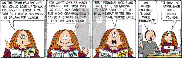 Cathy Classics on Thursday June 28, 2001 Comic Strip