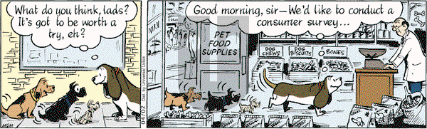 Fred Basset on Monday April 2, 2012 Comic Strip