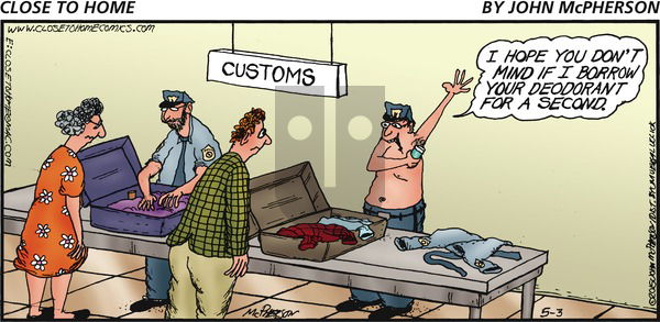 Close to Home on Sunday May 3, 2015 Comic Strip