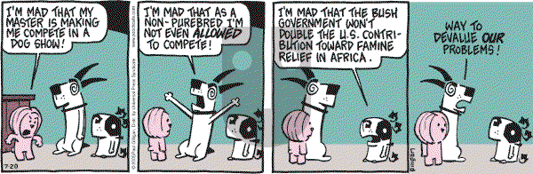 Pooch Cafe on Wednesday July 20, 2005 Comic Strip