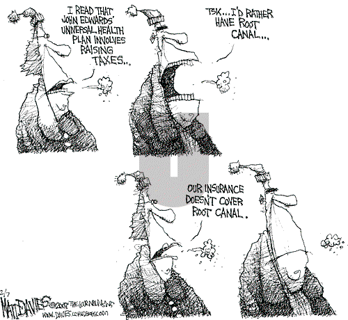 Matt Davies on Wednesday February 7, 2007 Comic Strip