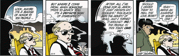 Doonesbury on Saturday October 11, 2025 Comic Strip