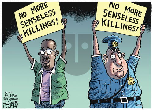 Rob Rogers on Sunday July 10, 2016 Comic Strip