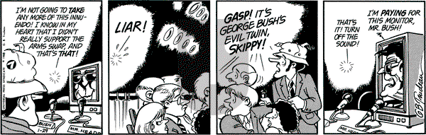 Doonesbury on Friday January 29, 1988 Comic Strip