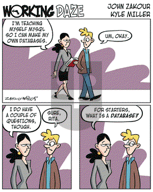 Working Daze on Wednesday June 14, 2006 Comic Strip