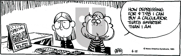 Luann on Saturday June 15, 1985 Comic Strip