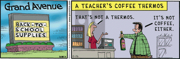 Grand Avenue on Monday August 26, 2019 Comic Strip
