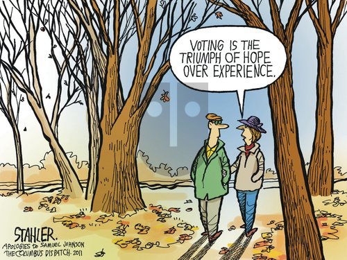 Jeff Stahler on Sunday November 6, 2011 Comic Strip