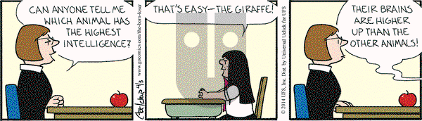 The Born Loser on Thursday April 3, 2014 Comic Strip