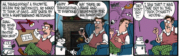 Monty on Thursday November 27, 2014 Comic Strip