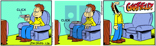 Garfield on Thursday January 28, 1999 Comic Strip
