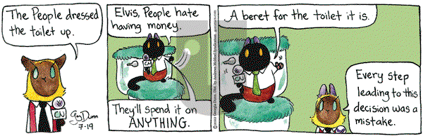 Breaking Cat News - Tuesday July 19, 2022 Comic Strip